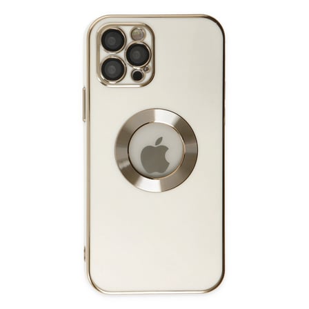 iPhone 12 Pro Kılıf Store Silikon - Beyaz