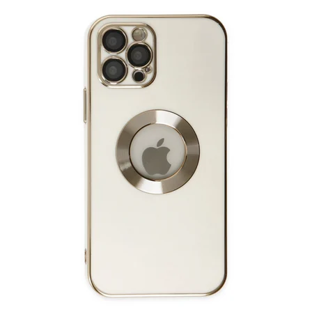 iPhone 12 Pro Max Kılıf Store Silikon - Beyaz