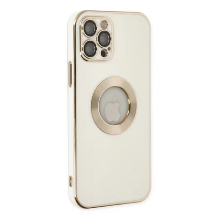 iPhone 12 Pro Max Kılıf Store Silikon - Beyaz