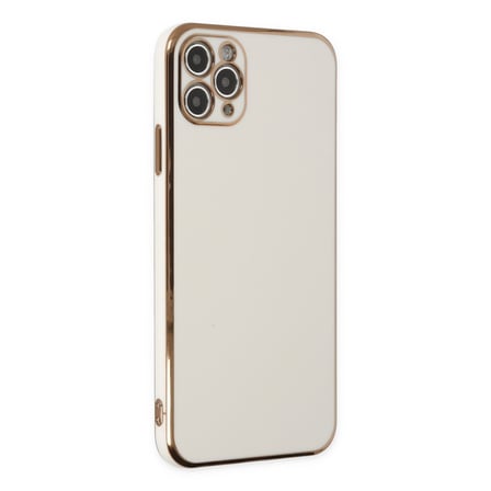 iPhone 11 Pro Max Kılıf Volet Silikon - Beyaz