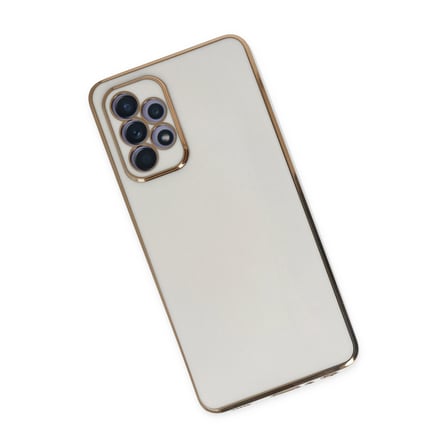 Galaxy A52 Kılıf Volet Silikon - Beyaz