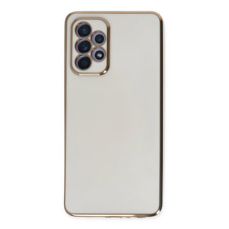 Galaxy A52 Kılıf Volet Silikon - Beyaz