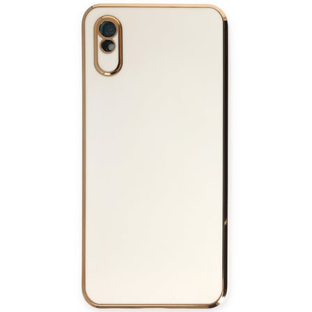Redmi 9A Kılıf Volet Silikon - Beyaz