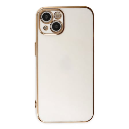 iPhone 14 Kılıf Volet Silikon - Beyaz