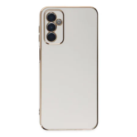 Galaxy M23 Kılıf Volet Silikon - Beyaz
