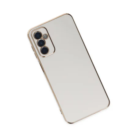 Galaxy M23 Kılıf Volet Silikon - Beyaz