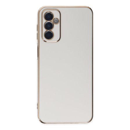 Galaxy M23 Kılıf Volet Silikon - Beyaz