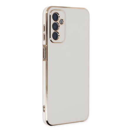Galaxy M23 Kılıf Volet Silikon - Beyaz