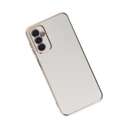 Galaxy M23 Kılıf Volet Silikon - Beyaz