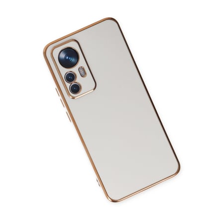 Mi 12T Pro Kılıf Volet Silikon - Beyaz