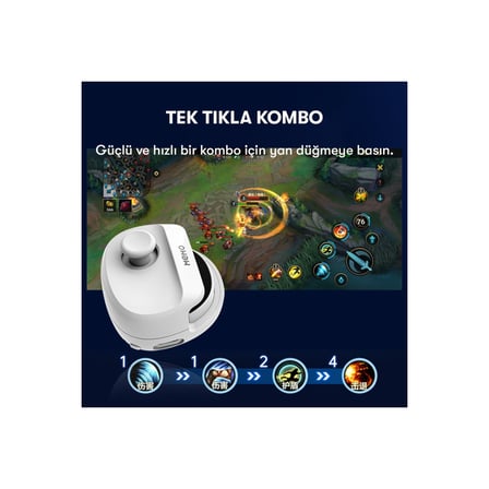 Memo MB01 Oyun Tuşu - Beyaz