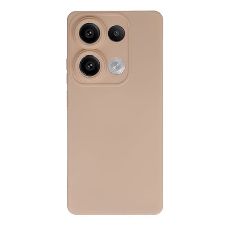 Note 13 4G Kılıf Nano içi Kadife Silikon - Pudra