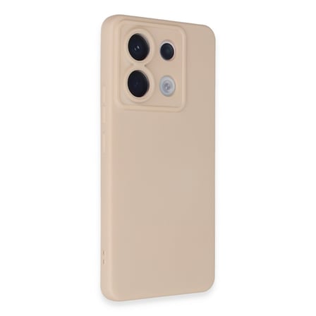 Redmi Note 13 Pro 5G Kılıf Nano içi Kadife Silikon - Pudra