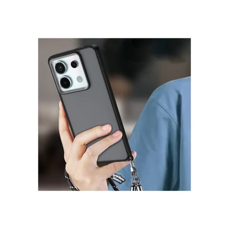Note 13 Pro 5G Kılıf Elegant Kapak - Pudra