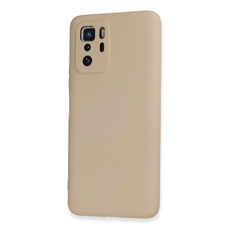 Poco X3 GT Kılıf Nano içi Kadife Silikon - Pudra
