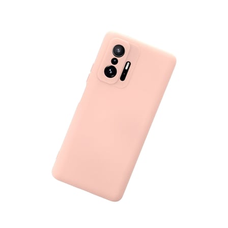 Mi 11T Pro Kılıf Nano içi Kadife Silikon - Pudra