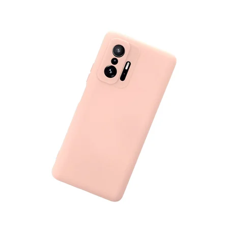 Mi 11T Pro Kılıf Nano içi Kadife Silikon - Pudra
