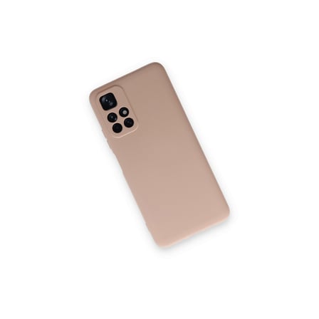 Redmi Note 11T Kılıf Nano içi Kadife Silikon - Pudra