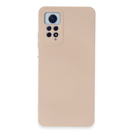 Redmi Note 12 Pro 4G Kılıf Nano içi Kadife Silikon - Pudra