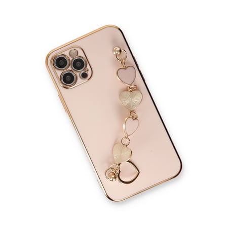 iPhone 12 Pro Max Kılıf Esila Silikon - Pudra