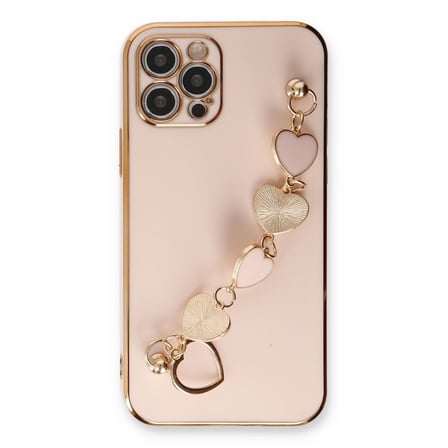 iPhone 12 Pro Max Kılıf Esila Silikon - Pudra
