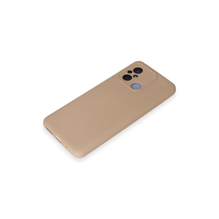 Redmi 12C Kılıf Nano içi Kadife Silikon - Pudra