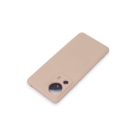 Mi 13 Lite Kılıf Nano içi Kadife Silikon - Pudra