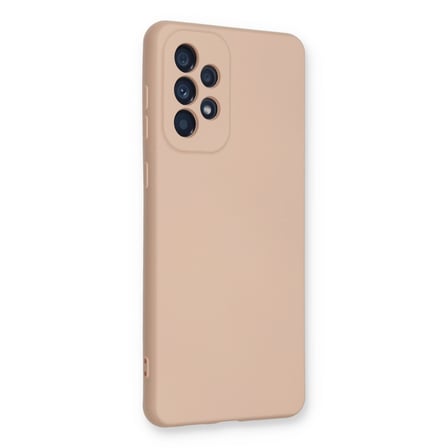 Galaxy A33 5G Kılıf Nano içi Kadife Silikon - Pudra