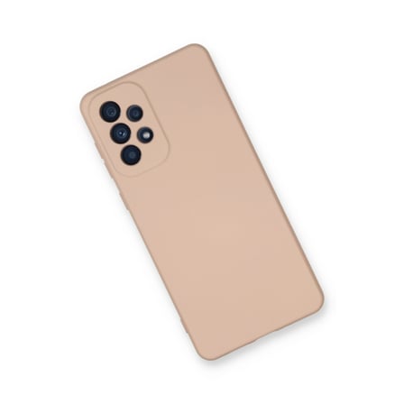 Galaxy A53 5G Kılıf Nano içi Kadife Silikon - Pudra