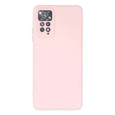 Redmi Note 11 Pro Kılıf Nano içi Kadife Silikon - Pudra