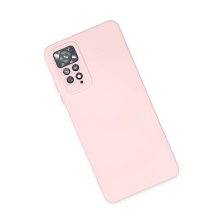 Redmi Note 11 Pro Kılıf Nano içi Kadife Silikon - Pudra