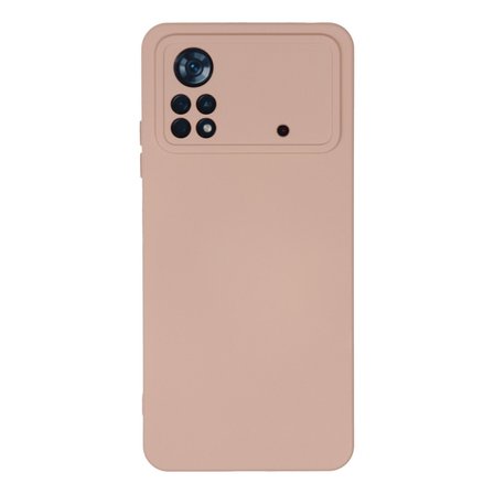 Poco X4 Pro 5G Kılıf Nano içi Kadife Silikon - Pudra