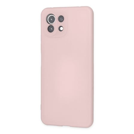 Mİ 11 Lite Kılıf Nano içi Kadife Silikon - Pudra