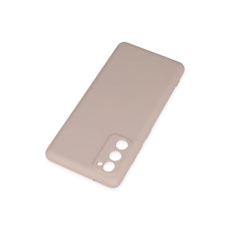 Galaxy S20 FE Kılıf Nano içi Kadife Silikon - Pudra