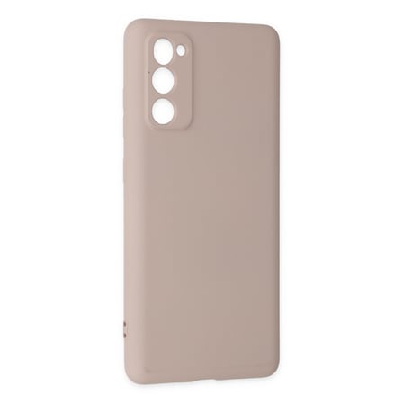 Galaxy S20 FE Kılıf Nano içi Kadife Silikon - Pudra