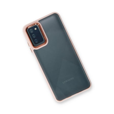 Galaxy A03S Kılıf Dora Kapak - Pudra