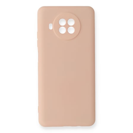 Mi 10T Lite Kılıf Nano içi Kadife Silikon - Pudra
