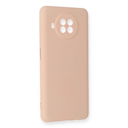 Mi 10T Lite Kılıf Nano içi Kadife Silikon - Pudra