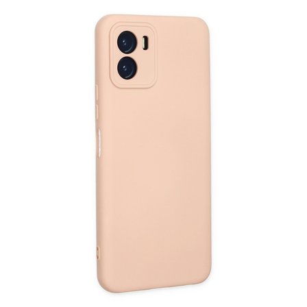 Y15S Kılıf Nano içi Kadife Silikon - Pudra