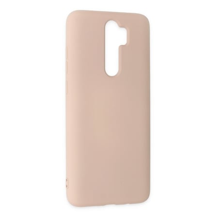 Redmi Note 8 Pro Kılıf Nano içi Kadife Silikon - Pudra