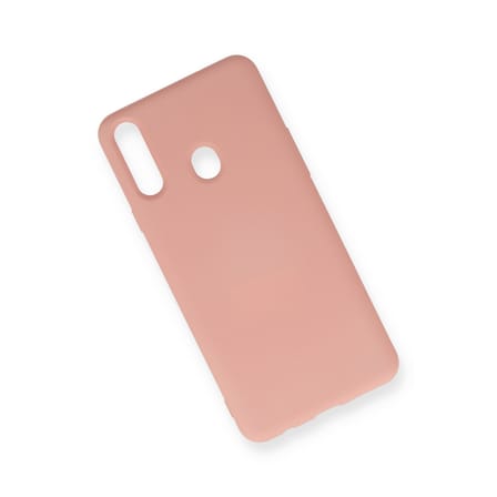 Galaxy A20S Kılıf Nano içi Kadife Silikon - Pudra
