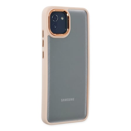 Galaxy A03 Kılıf Dora Kapak - Pudra