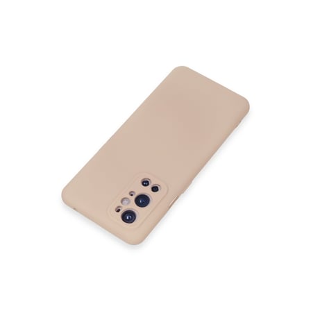One Plus 9 Pro Kılıf Nano içi Kadife Silikon - Pudra