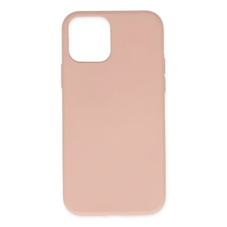 iPhone 11 Pro Max Kılıf Nano içi Kadife Silikon - Pudra