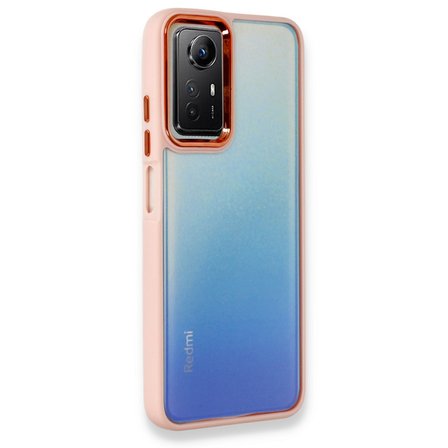 Redmi Note 12S Kılıf Dora Kapak - Pudra