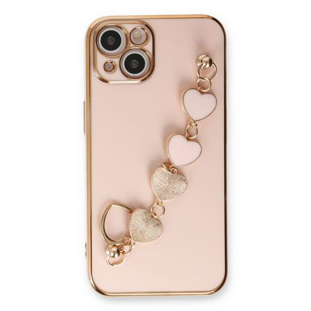 iPhone 14 Plus Kılıf Esila Silikon - Pudra
