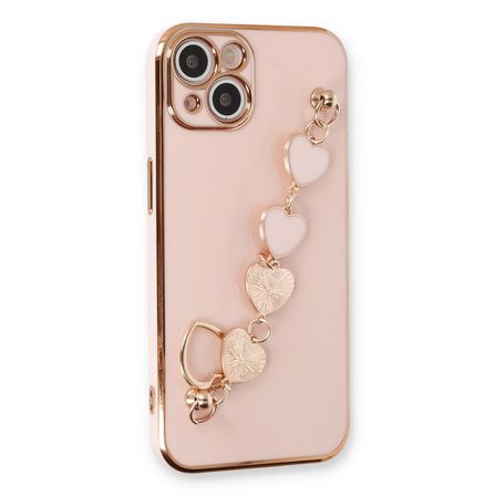iPhone 14 Plus Kılıf Esila Silikon - Pudra