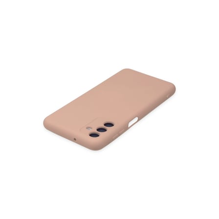 Galaxy A04S Kılıf Nano içi Kadife Silikon - Pudra