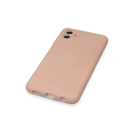 Galaxy A04 Kılıf Nano içi Kadife Silikon - Pudra