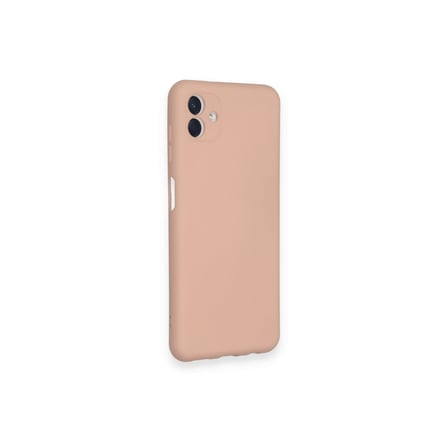 Galaxy A04 Kılıf Nano içi Kadife Silikon - Pudra